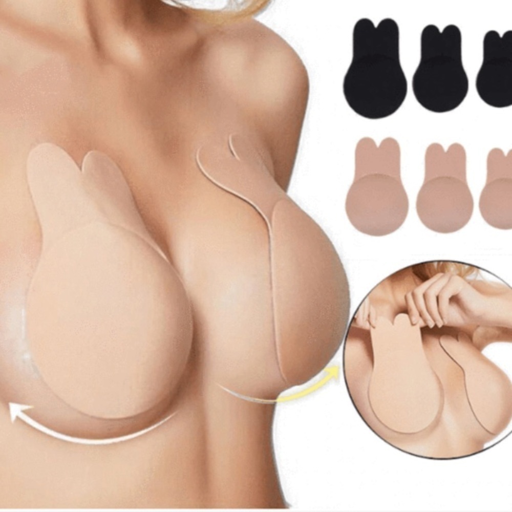 2Pairs breast lift instant push-up re-usable